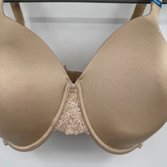 NWOT Vanity Fair Beauty Back Smoother Full Figure Underwire Bra Beige 38DDD - Picture 3 of 8
